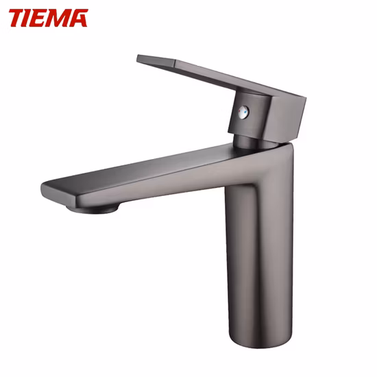 Tiema Sanitary Ware Single Hole Waterfall Water Tap Bathroom Kitchen Brass Mixer Basin Faucet Sample Customization
