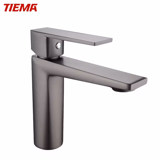 Tiema Sanitary Ware Single Hole Waterfall Water Tap Bathroom Kitchen Brass Mixer Basin Faucet Sample Customization