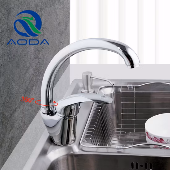 Brushed Nickel Kitchen Faucet Mixer (KF-2024)
