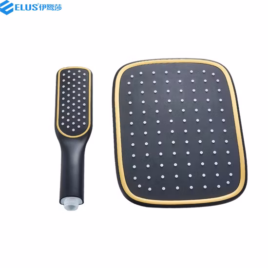 Exposed Rain Rainfall Bathroom Head Tapware Mixer Thermostatic Control Complete Brass Shower