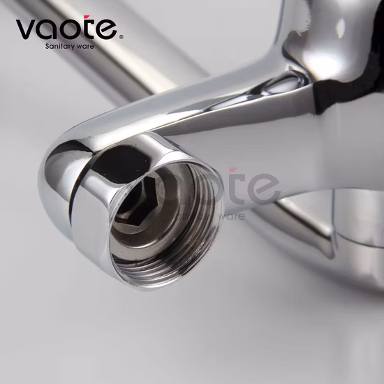 Chrome Finished Wall Mounted Single Handle Bathroom Kitchen Mixer Faucet (VT10902)